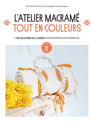 cover image of L'atelier Macramé tout en couleur